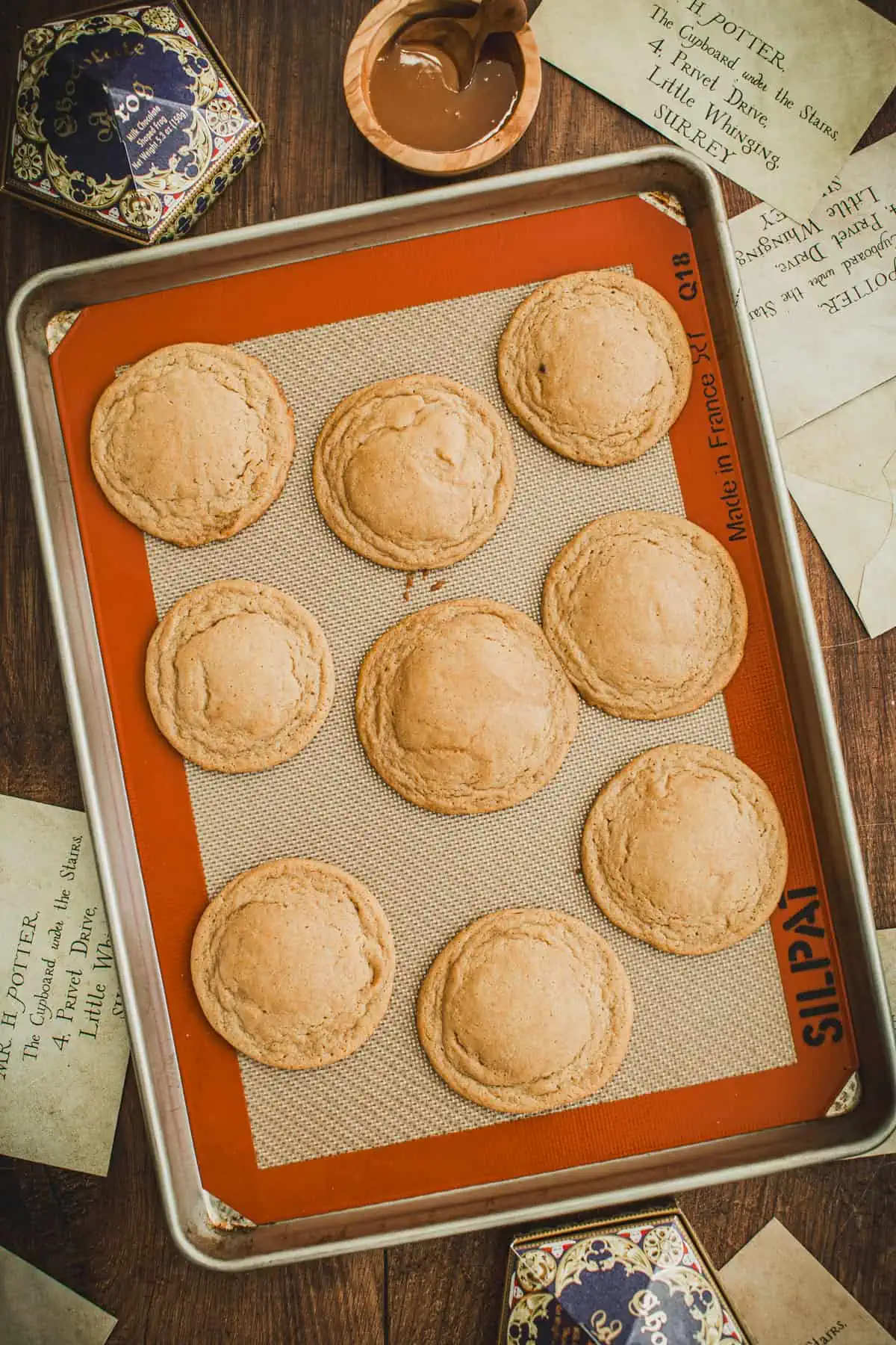 Butterbeer cookies process step 6.
