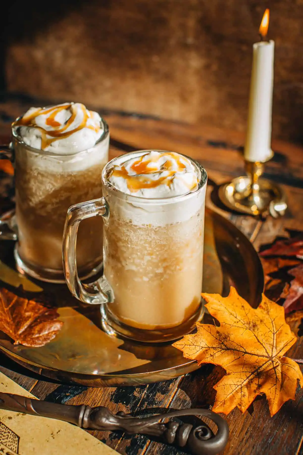 Frozen butterbeer cocktail.