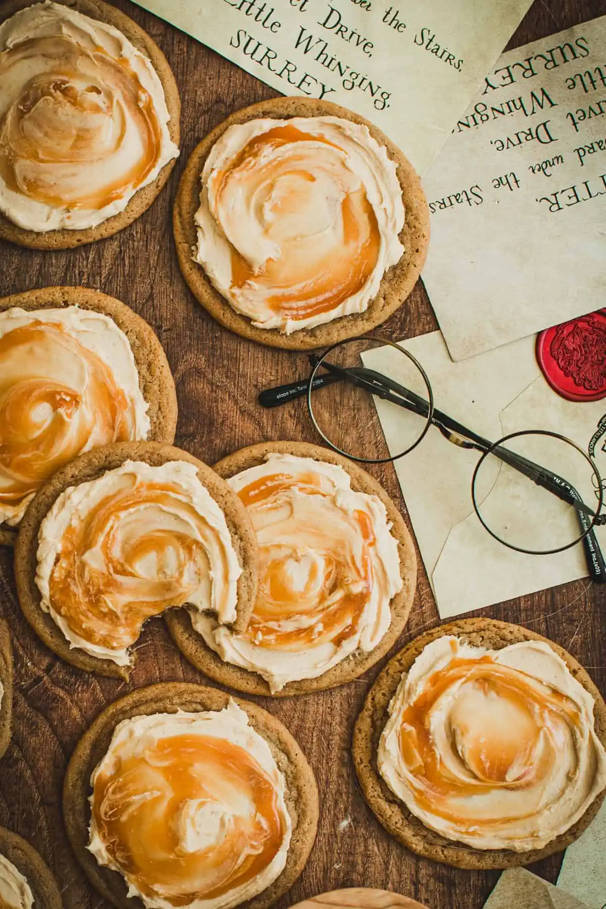 Harry Potter butterbeer cookies.