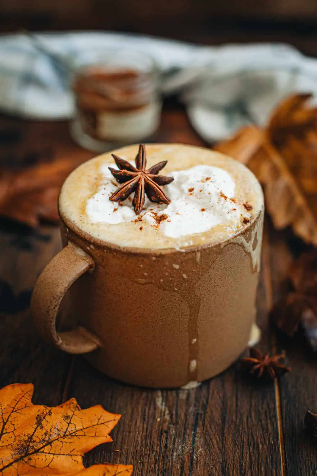 Non-dairy pumpkin spice latte.