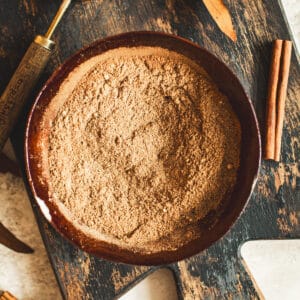Nutmeg substitute in a bowl.