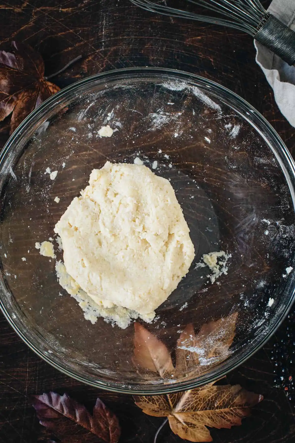 Pie dough for Chocolate Tart.